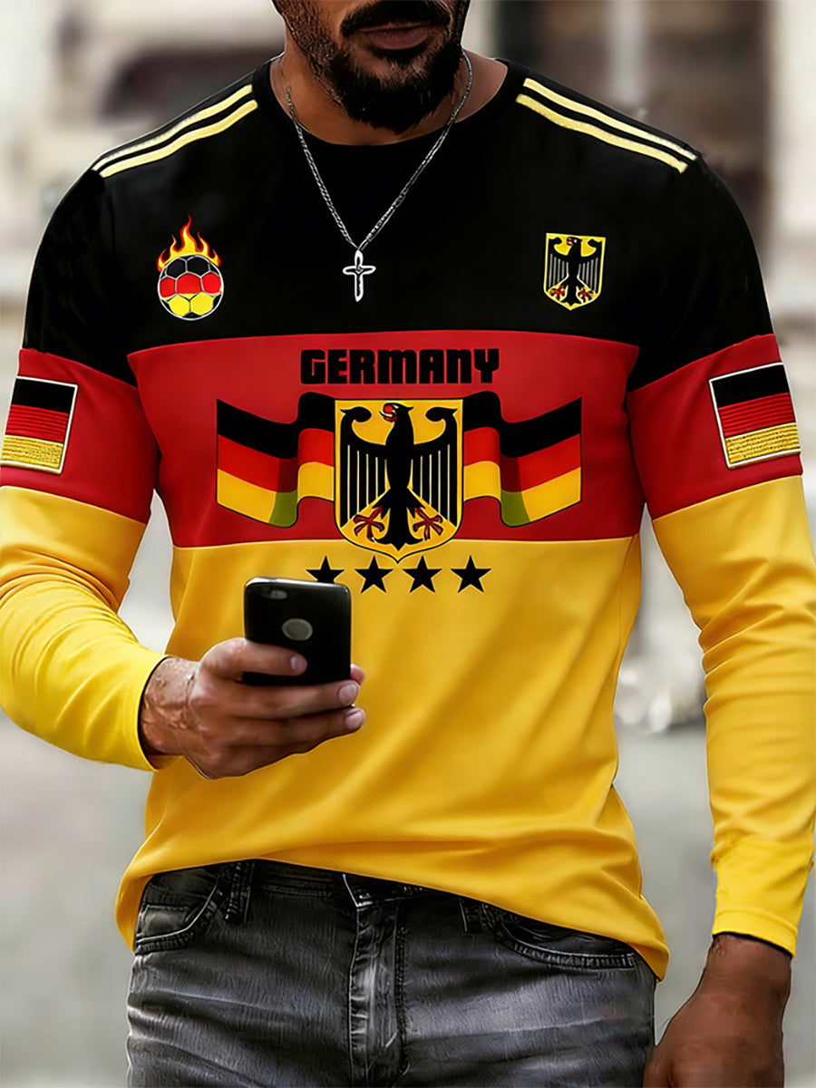 Männer Deutscher Fußball 2026 Unterstützer T-Shirt