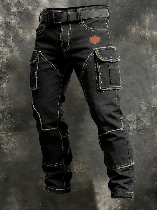 Herren Retro Business Style Freizeit hose