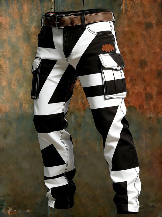 Herren Retro Business Style Freizeit hose