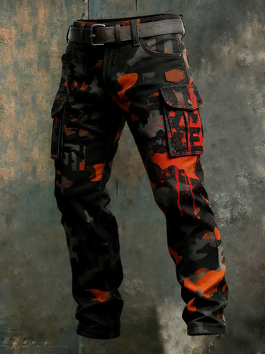 Herren Retro Business Style Freizeit hose