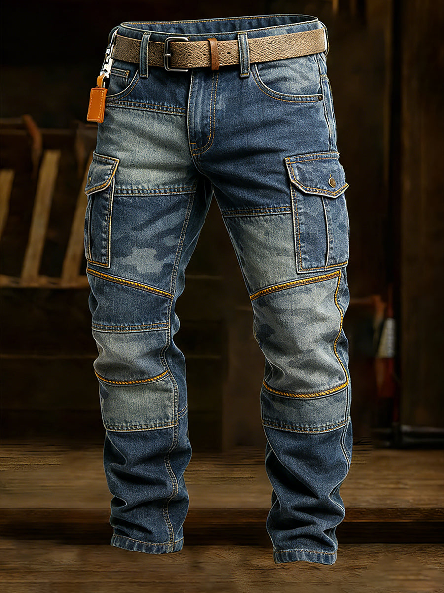 Herren Retro Business Style Freizeit hose