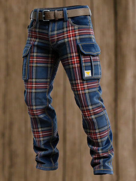 Herren Retro Business Style Freizeit hose