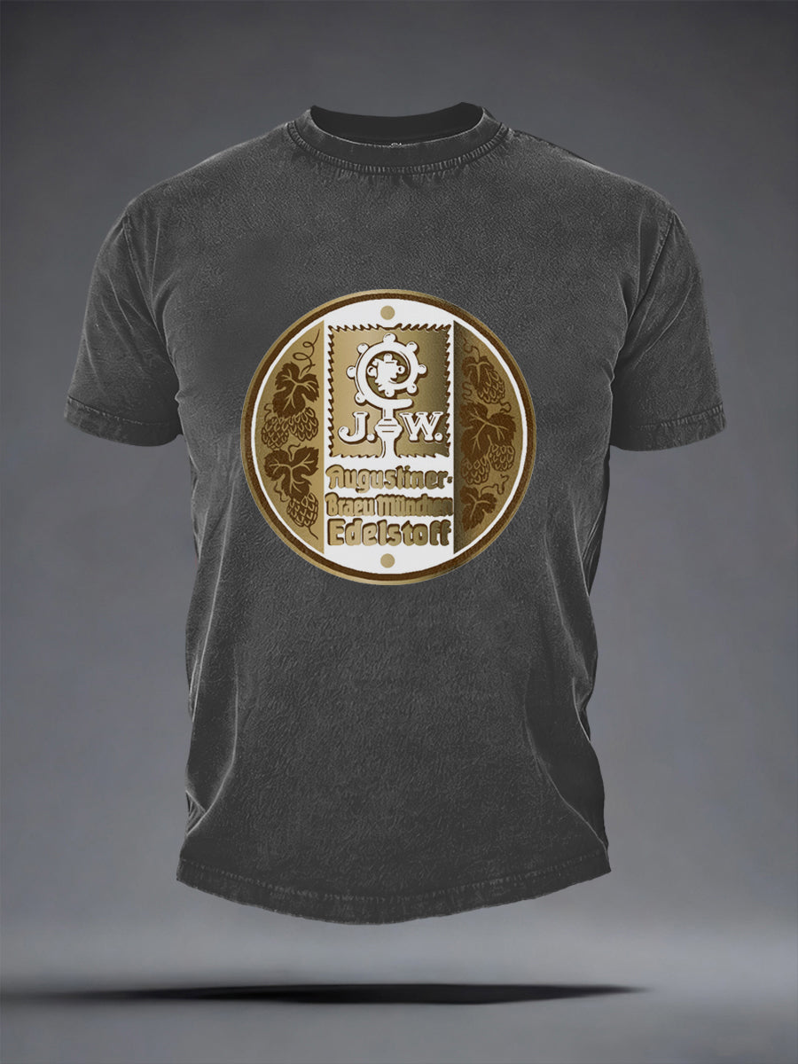 Herren Bier Liebhaber kurze Ärmel T-Shirt