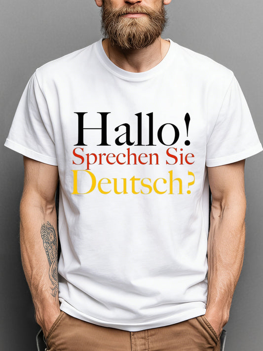 Retro deutsche Kunst 100% Baumwolle T-Shirt