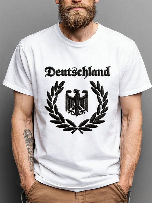 Retro deutsche Adler kunst 100% Baumwolle T-Shirt