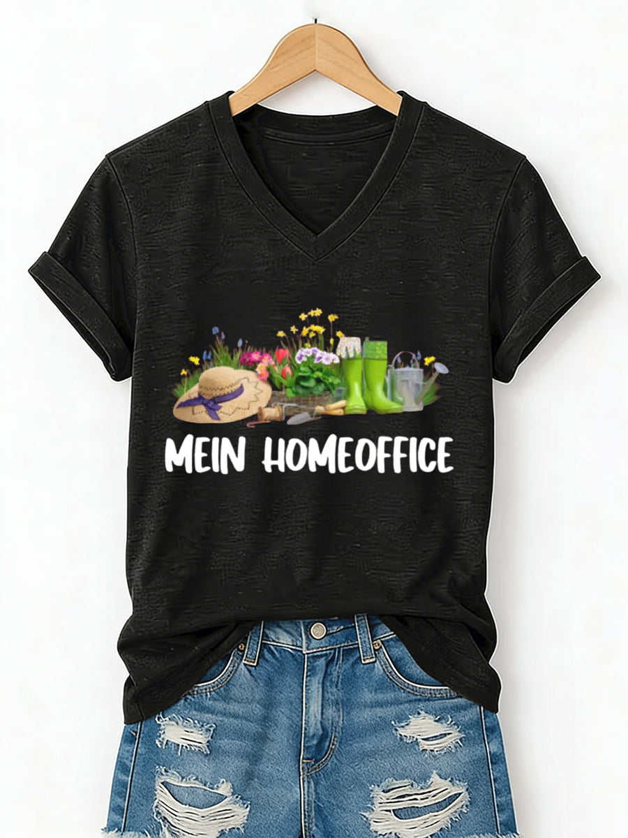 Damen Garten kurze Ärmel T-Shirt