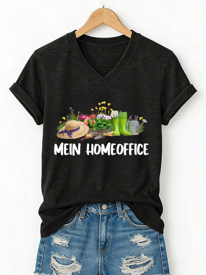 Damen Garten kurze Ärmel T-Shirt