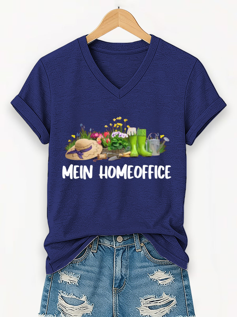 Damen Garten kurze Ärmel T-Shirt