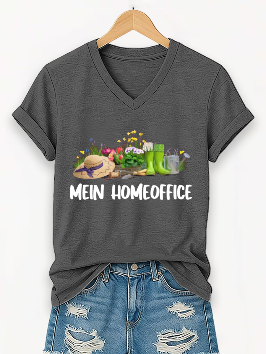 Damen Garten kurze Ärmel T-Shirt