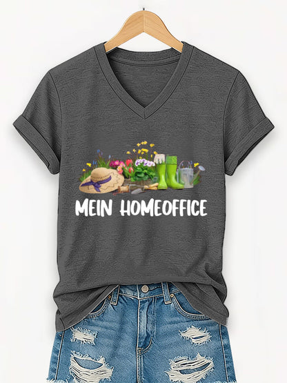 Damen Garten kurze Ärmel T-Shirt