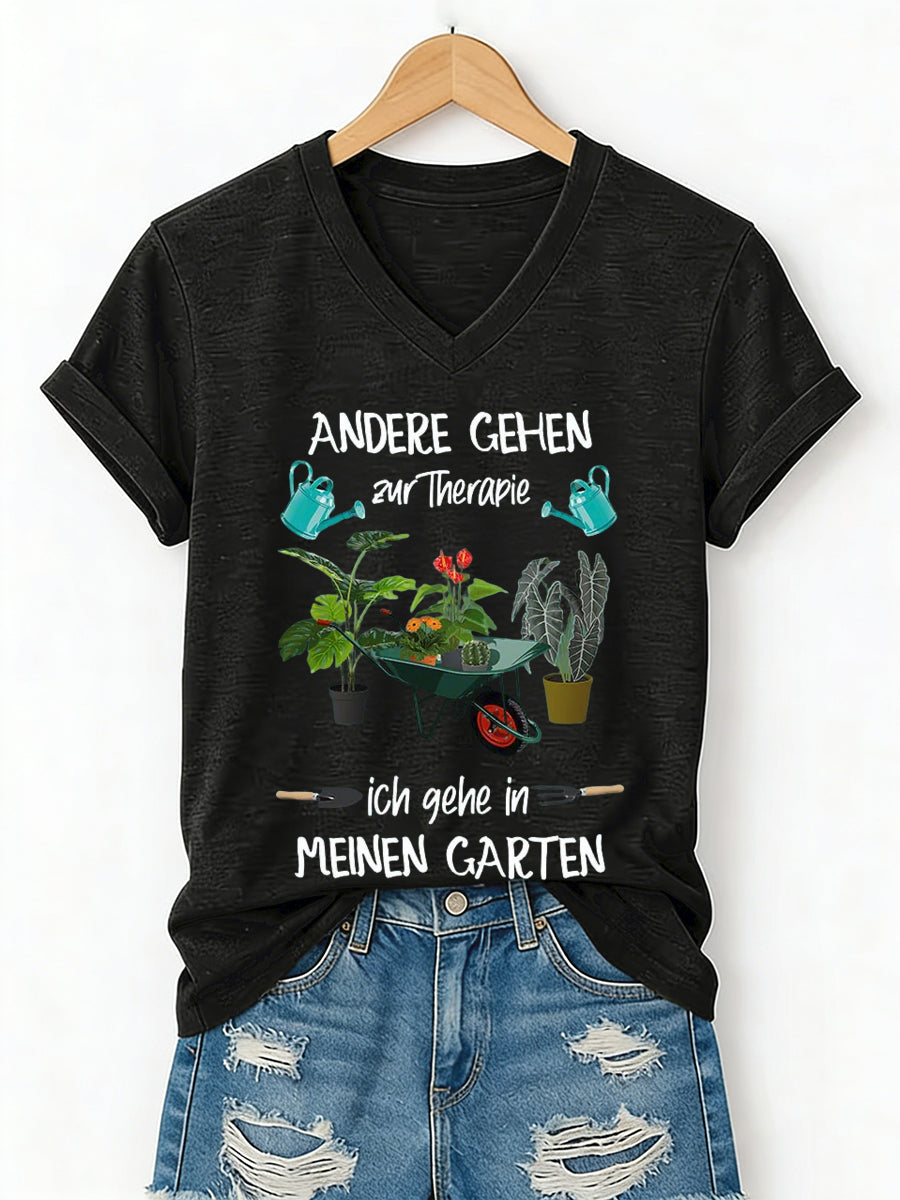 Damen Garten kurze Ärmel T-Shirt