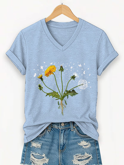 Damen-Garten-T-Shirt mit kurzen Ärmeln