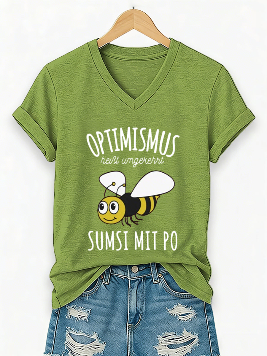 Lustiges Kurzarm-T-Shirt für Frauen