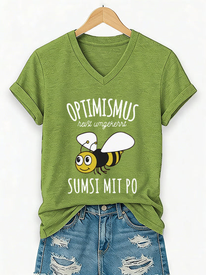 Lustiges Kurzarm-T-Shirt für Frauen