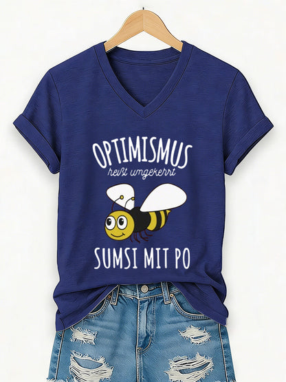 Lustiges Kurzarm-T-Shirt für Frauen