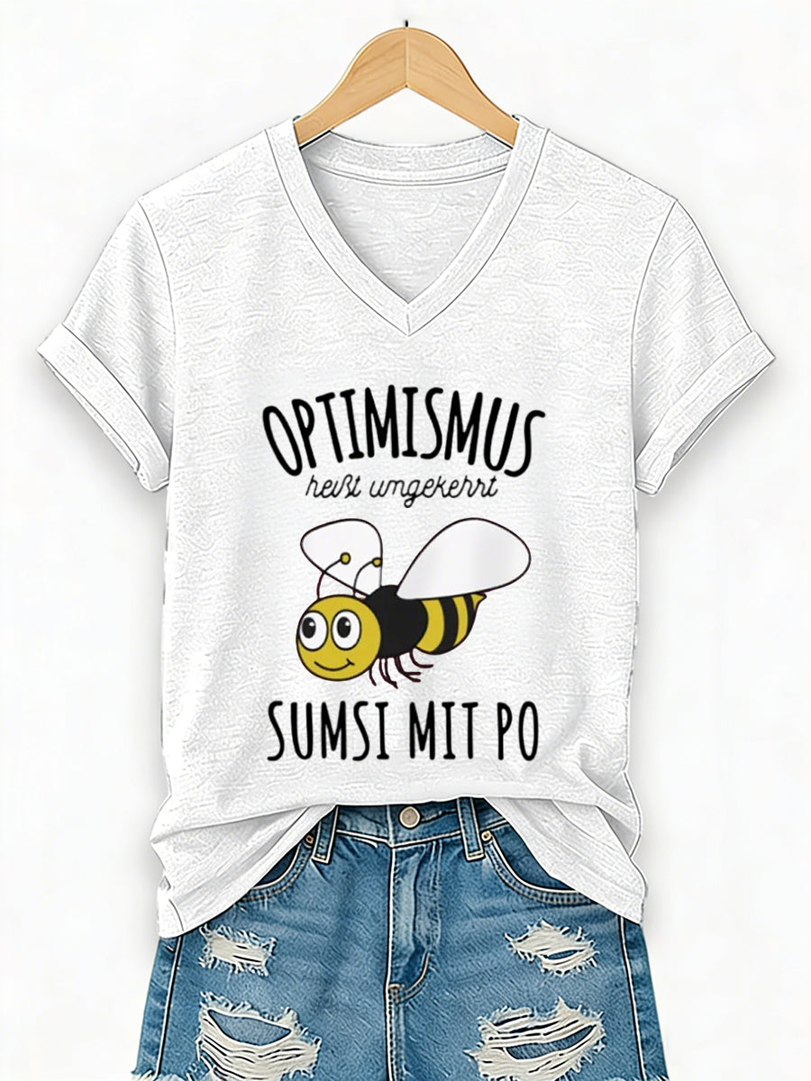 Lustiges Kurzarm-T-Shirt für Frauen
