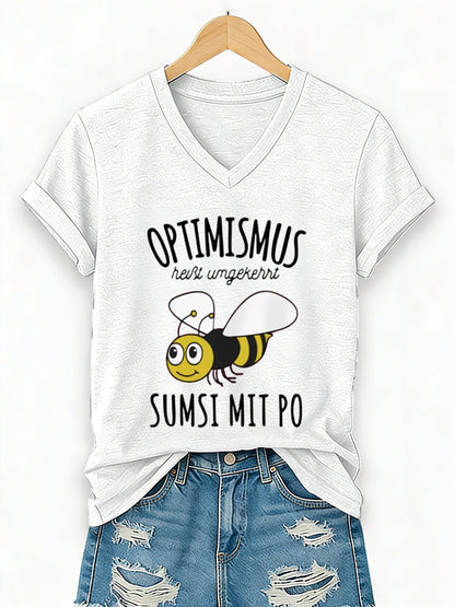 Lustiges Kurzarm-T-Shirt für Frauen