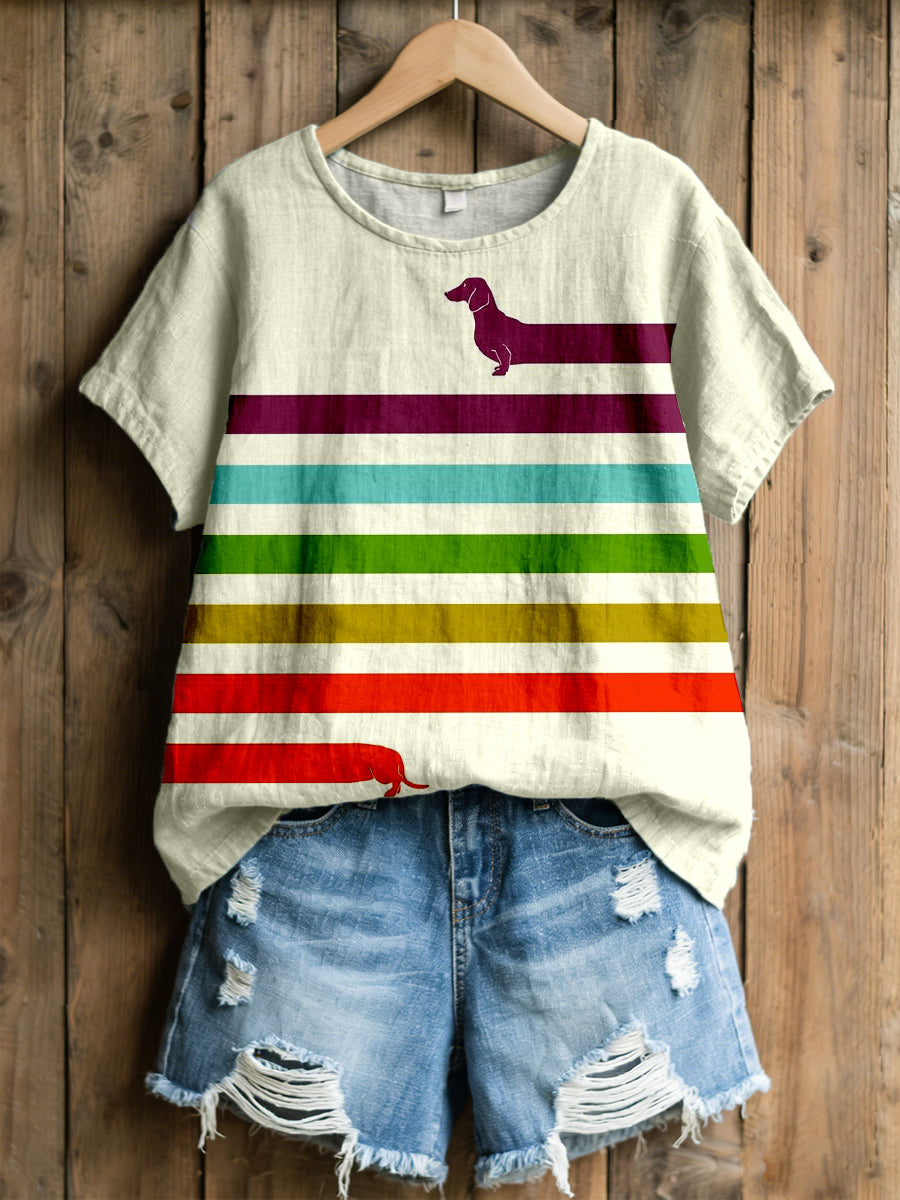 Damen-Kurzarm-Puppe-Hals-Bluse