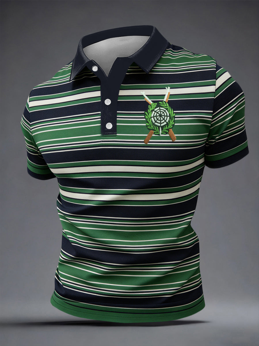 Herren-Schützen fest Print Shirt