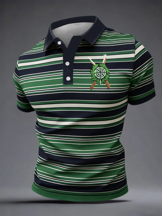 Herren-Schützen fest Print Shirt