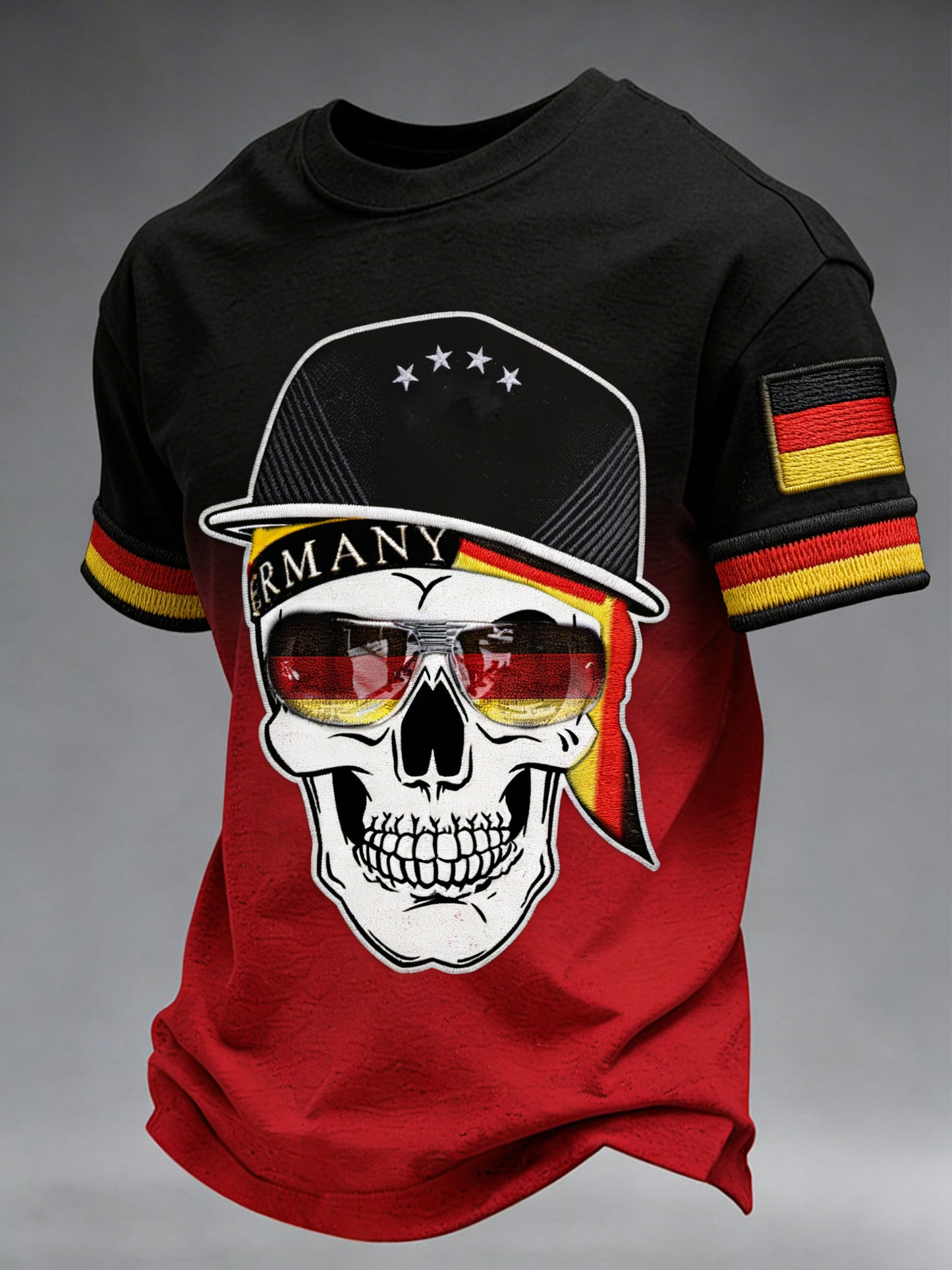 Retro-Print-T-Shirt für Männer