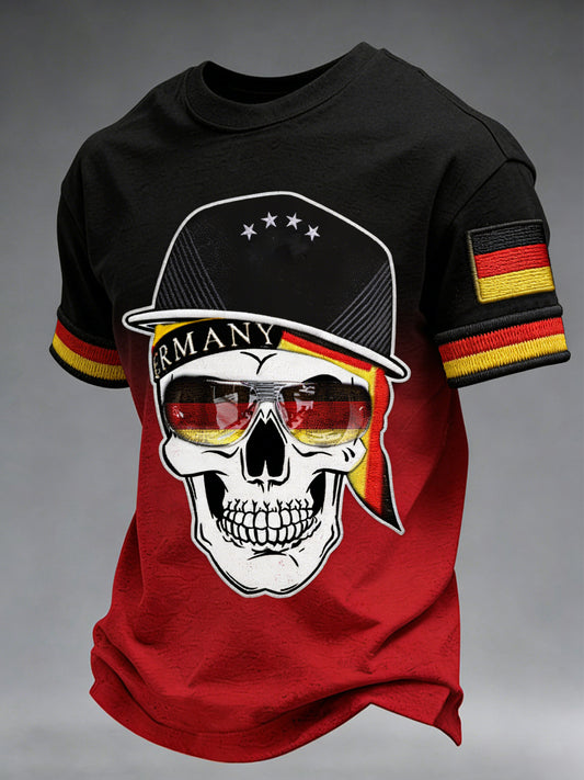 Retro-Print-T-Shirt für Männer