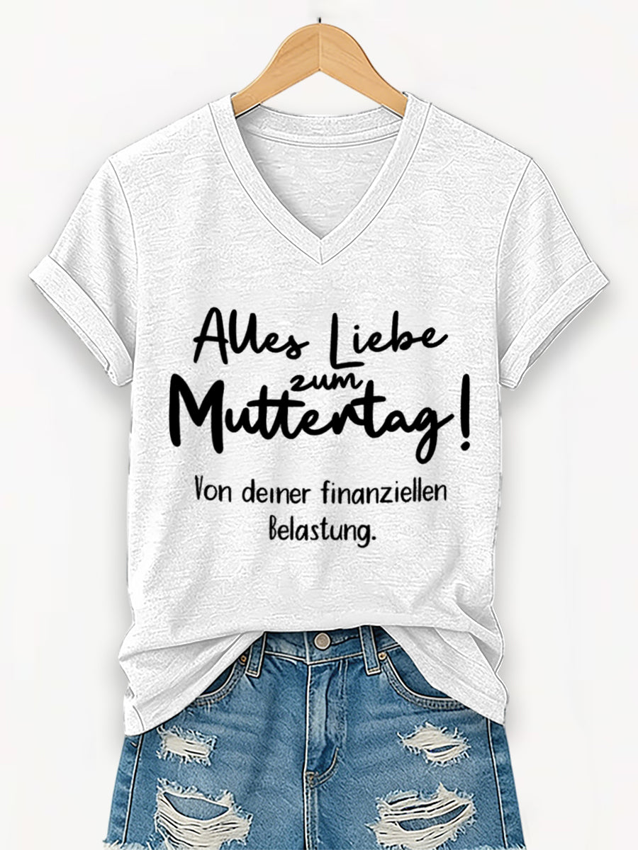 Damen-T-Shirt als Geschenk zum Muttertag