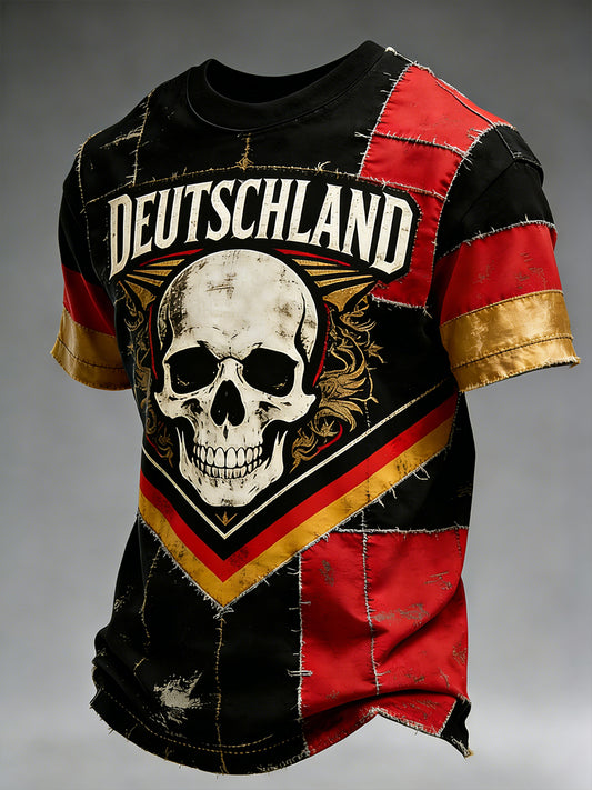Herren-Grafik-T-Shirt im Destroyed-Look