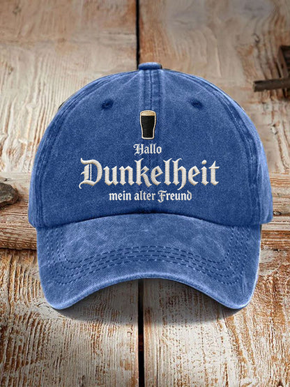 Unisex Kappe mit dem Aufdruck „Hello Darkness My Old Friend“