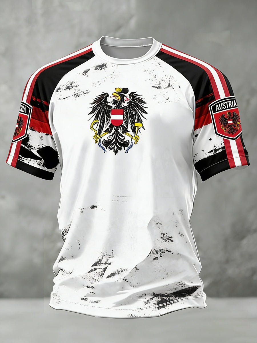 Retro österreichischer Kunstdruck Lässiges T-Shirt