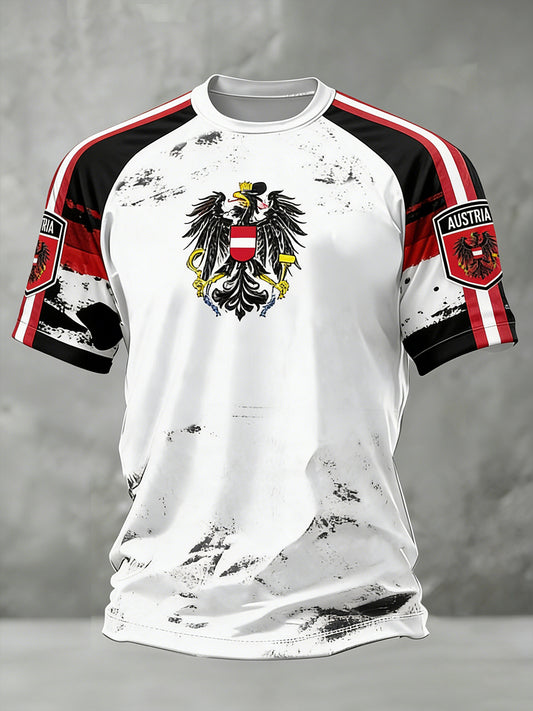 Retro österreichischer Kunstdruck Lässiges T-Shirt