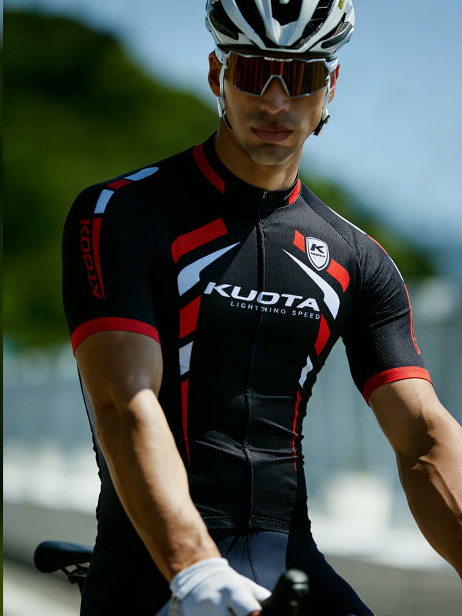 Herren-Outdoor-Sonnenschutz-, Multitaschen-, schnell trocknendes, atmungsaktives, kühlendes Freizeit-Radtrikot