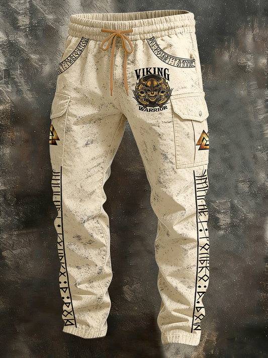 Herren-Retro-Urlaub Business-Kunstdruck Freizeit-Hose