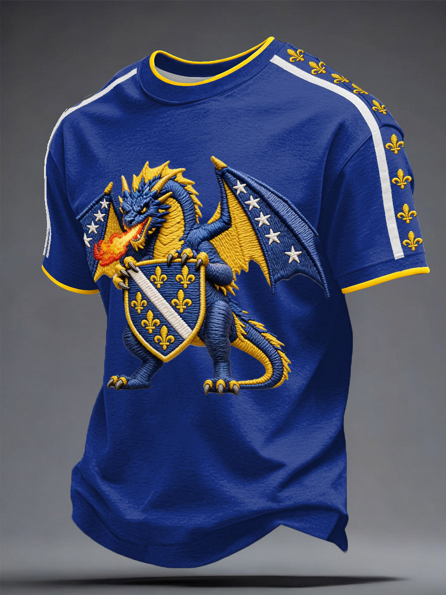 Herren-Fußballfan-T-Shirt aus Bosnien mit ZMAJEVI-Print