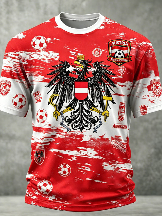 Retro österreichischer Kunstdruck Lässiges T-Shirt