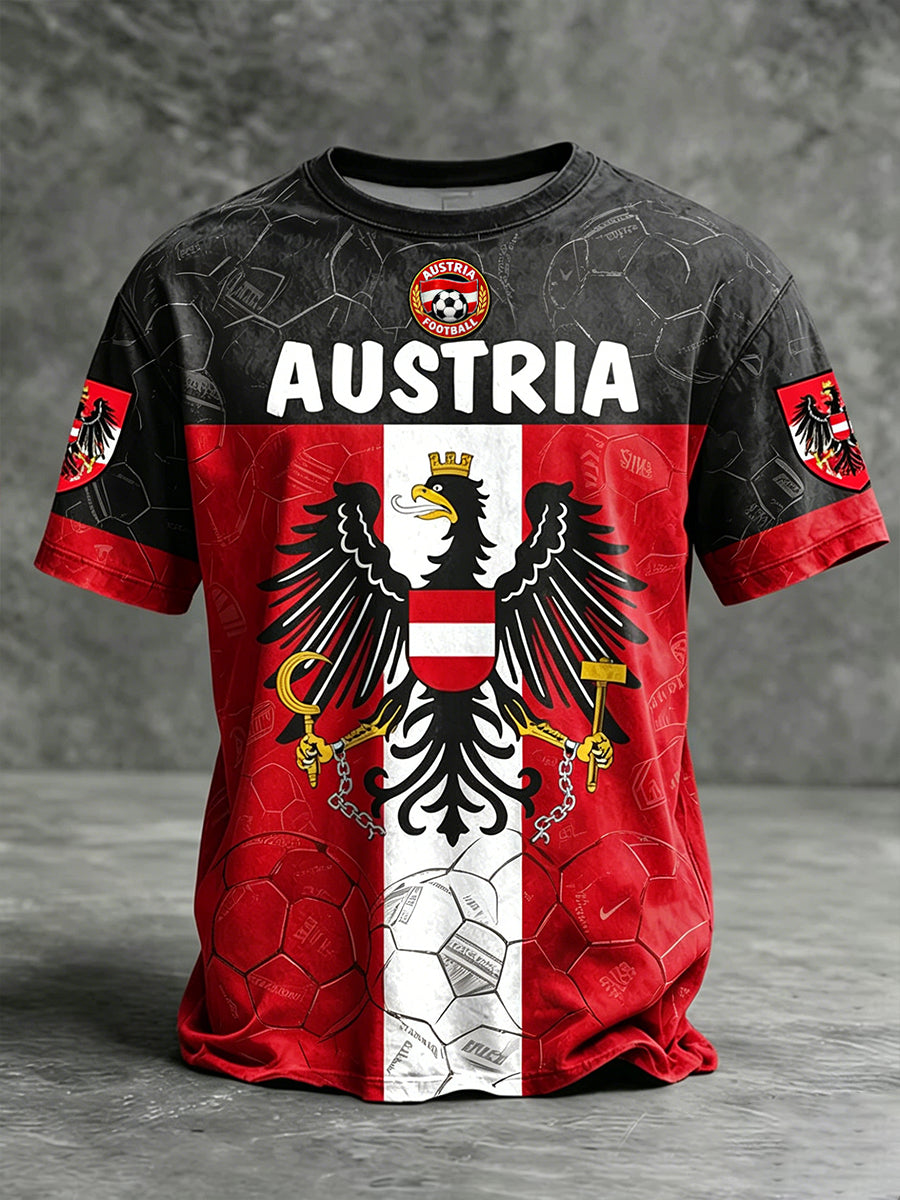 Retro österreichischer Kunstdruck Lässiges T-Shirt