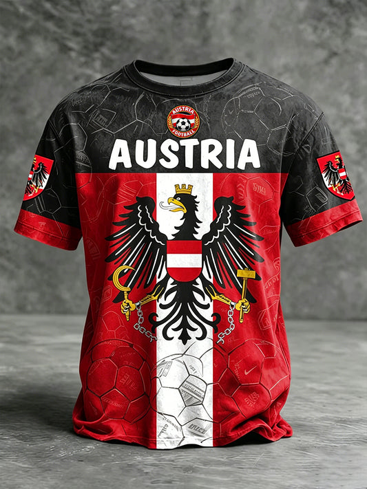 Retro österreichischer Kunstdruck Lässiges T-Shirt