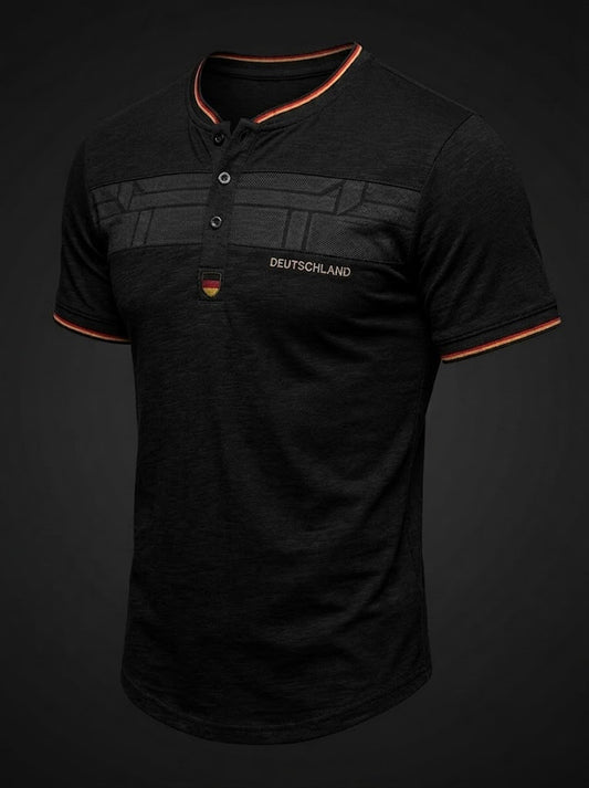 Herren-Fußball-T-Shirt mit Deutschland-Print