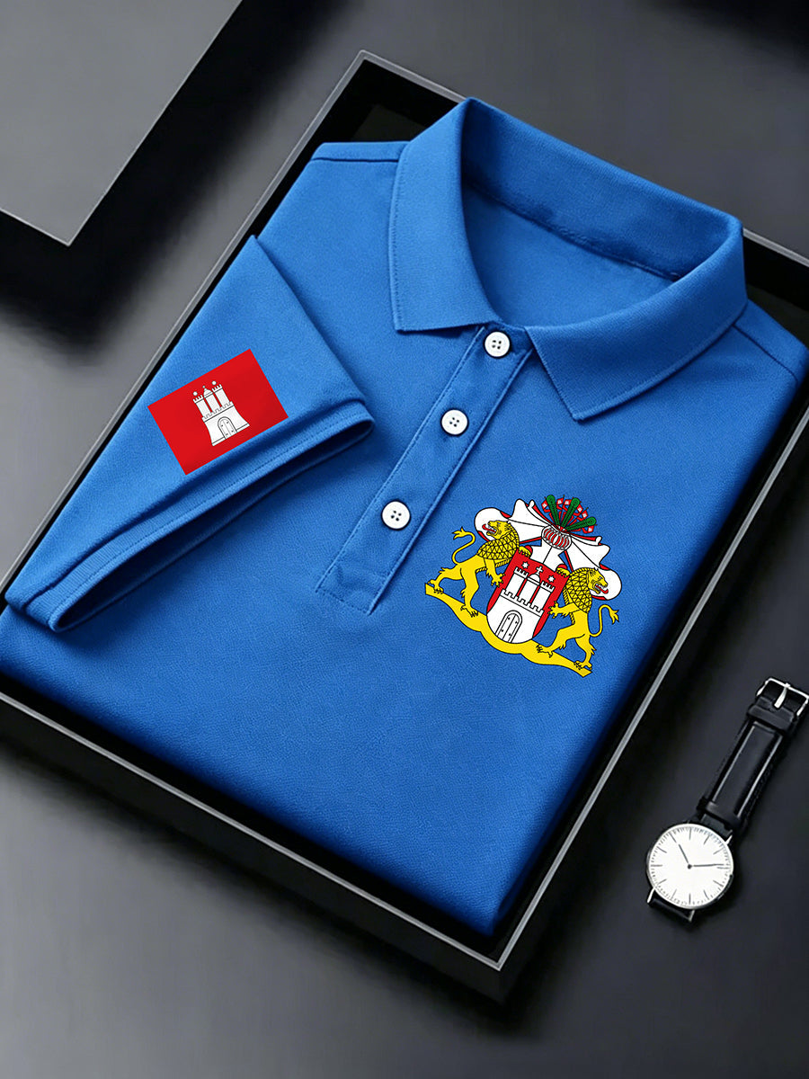 Herren-Hafengeburtstag bedrucktes Kurzarm-Shirt