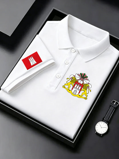 Herren-Hafengeburtstag bedrucktes Kurzarm-Shirt