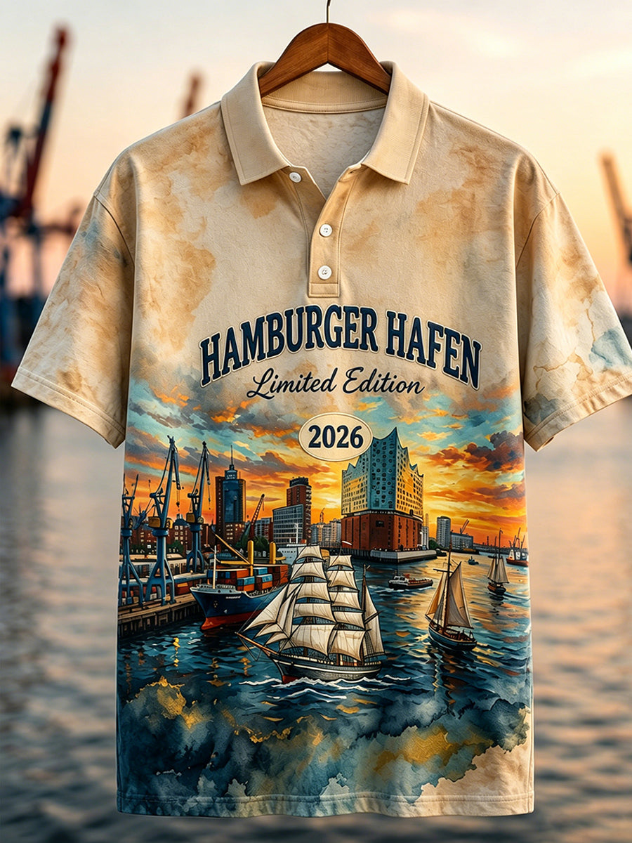 Herren-Shirt zur Hamburger Hafen-Geburtstagsedition 2026