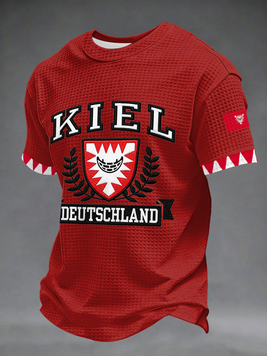 Herren-Waffel-T-Shirt zur Kiel-Week 2026