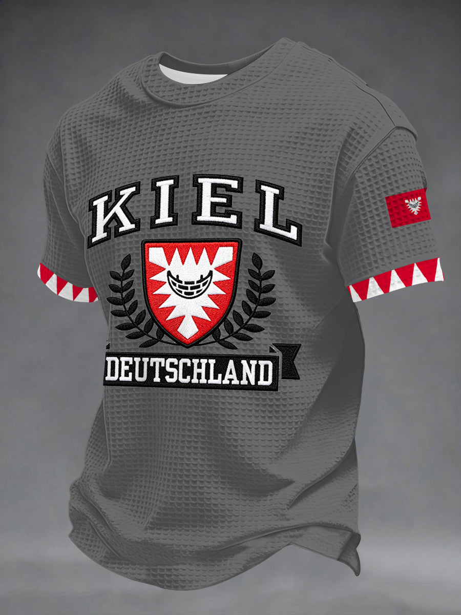Herren-Waffel-T-Shirt zur Kiel-Week 2026