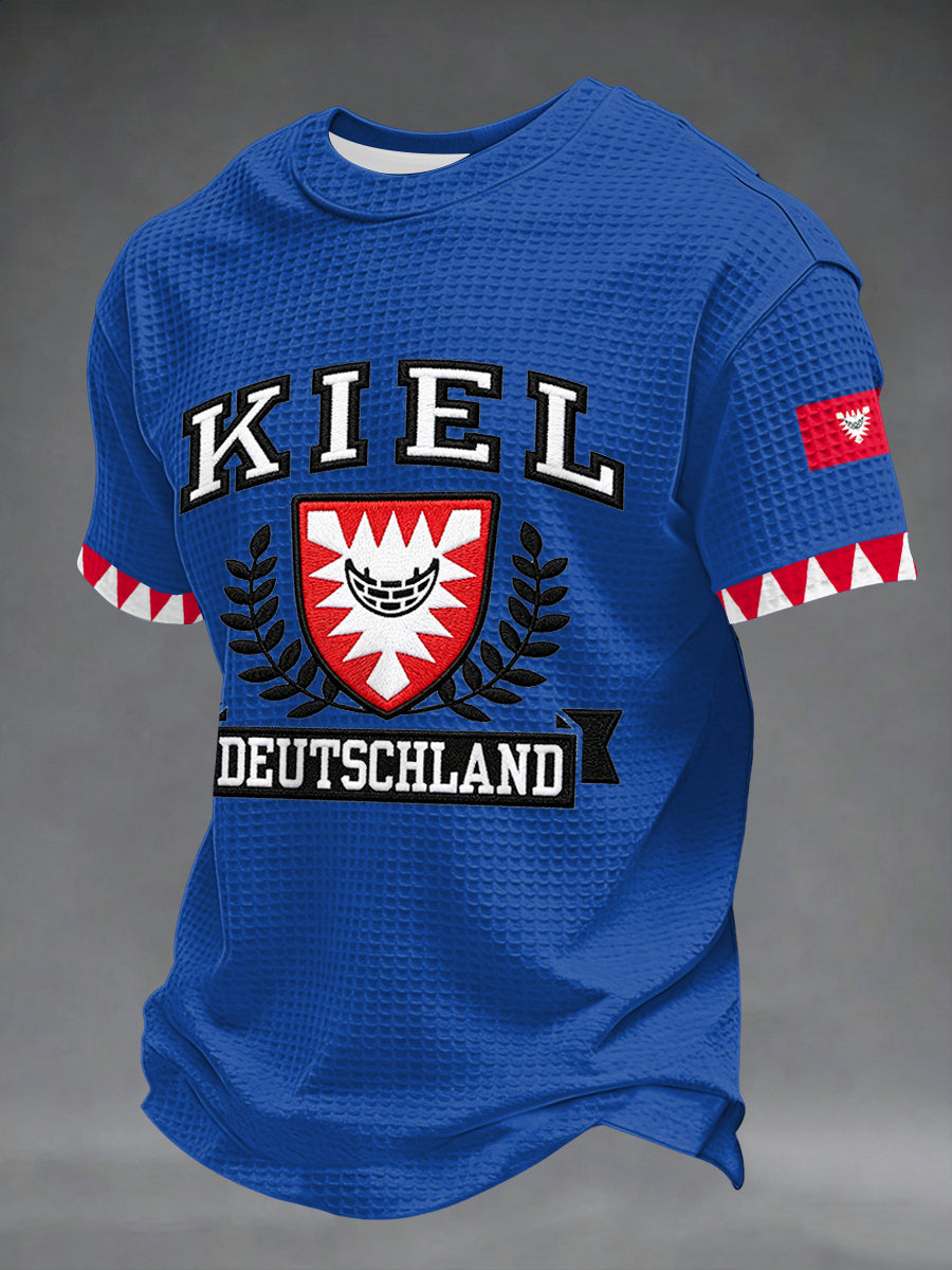 Herren-Waffel-T-Shirt zur Kiel-Week 2026