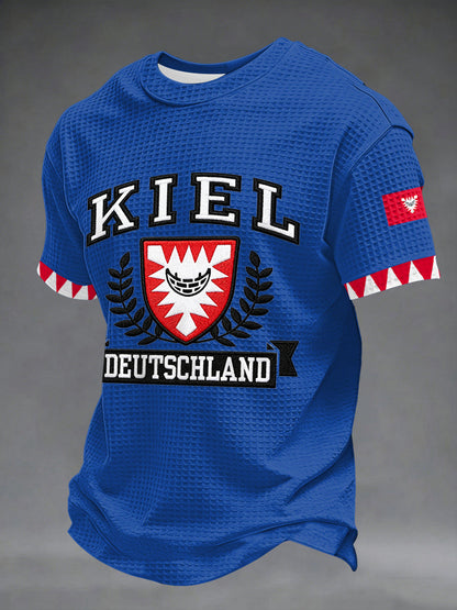 Herren-Waffel-T-Shirt zur Kiel-Week 2026