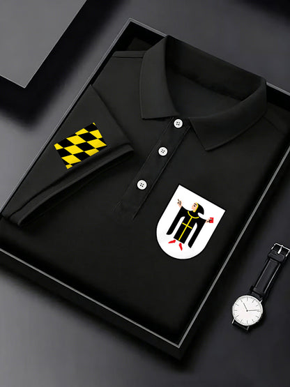Herren-München-Shirt mit Aufdruck und kurzen Ärmeln
