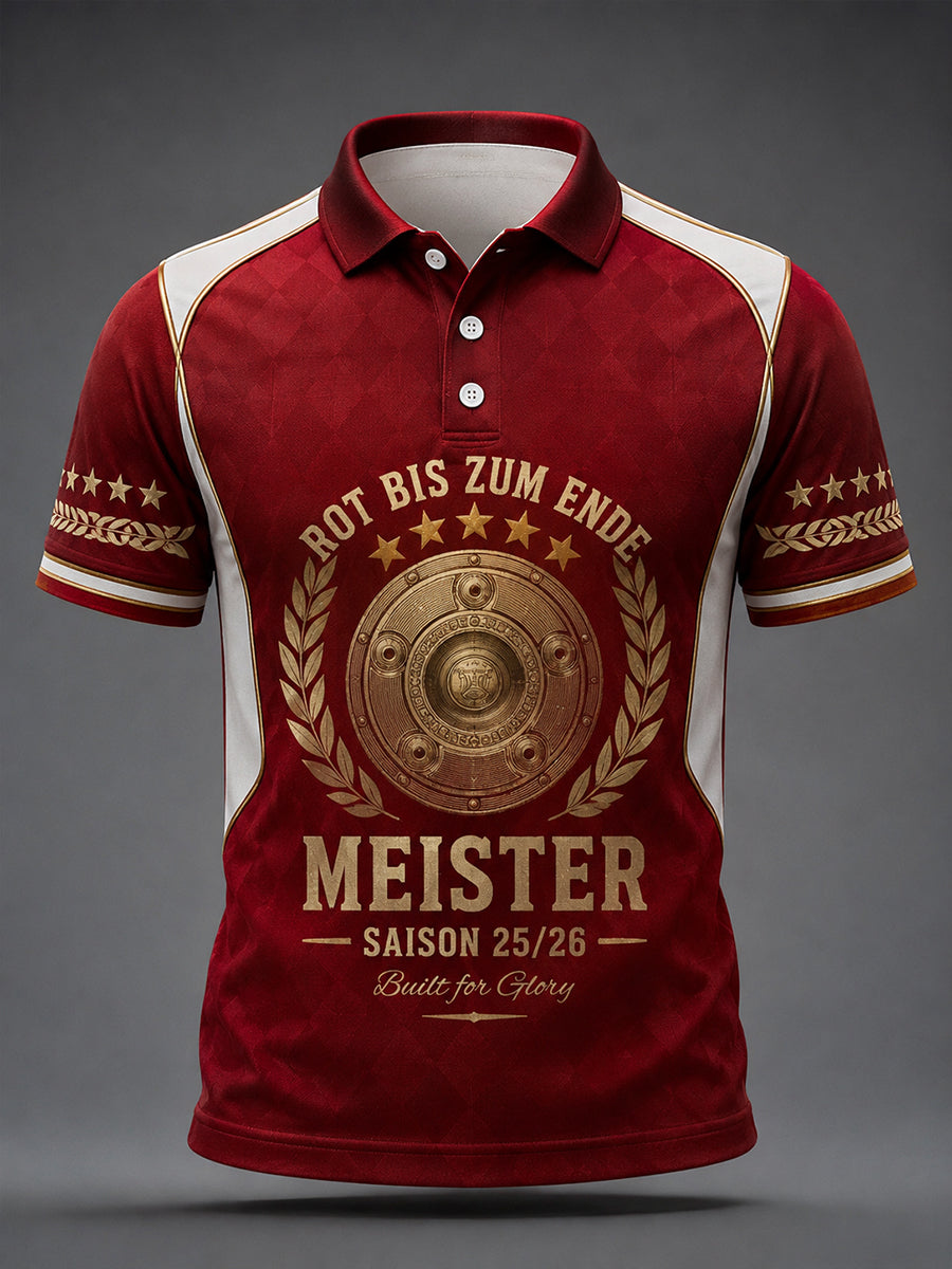 Männer Deutschland Fußball Fan Print Shirt