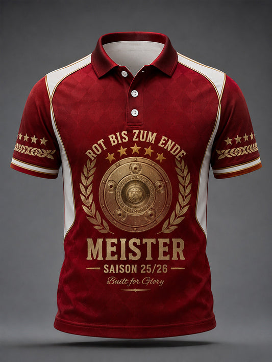 Männer Deutschland Fußball Fan Print Shirt