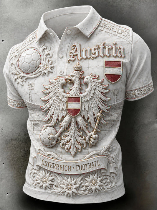 Herrenhemd aus Österreich mit kurzen Ärmeln