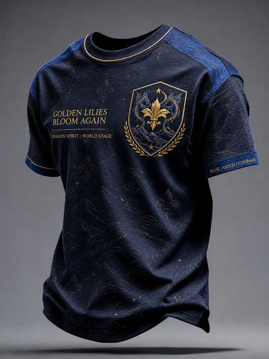 Herren-T-Shirt mit Bosnien-ZMAJEVI-Kunstdruck